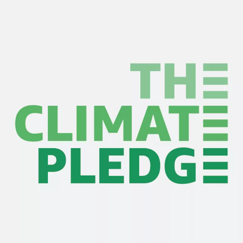 Climate pledge logo